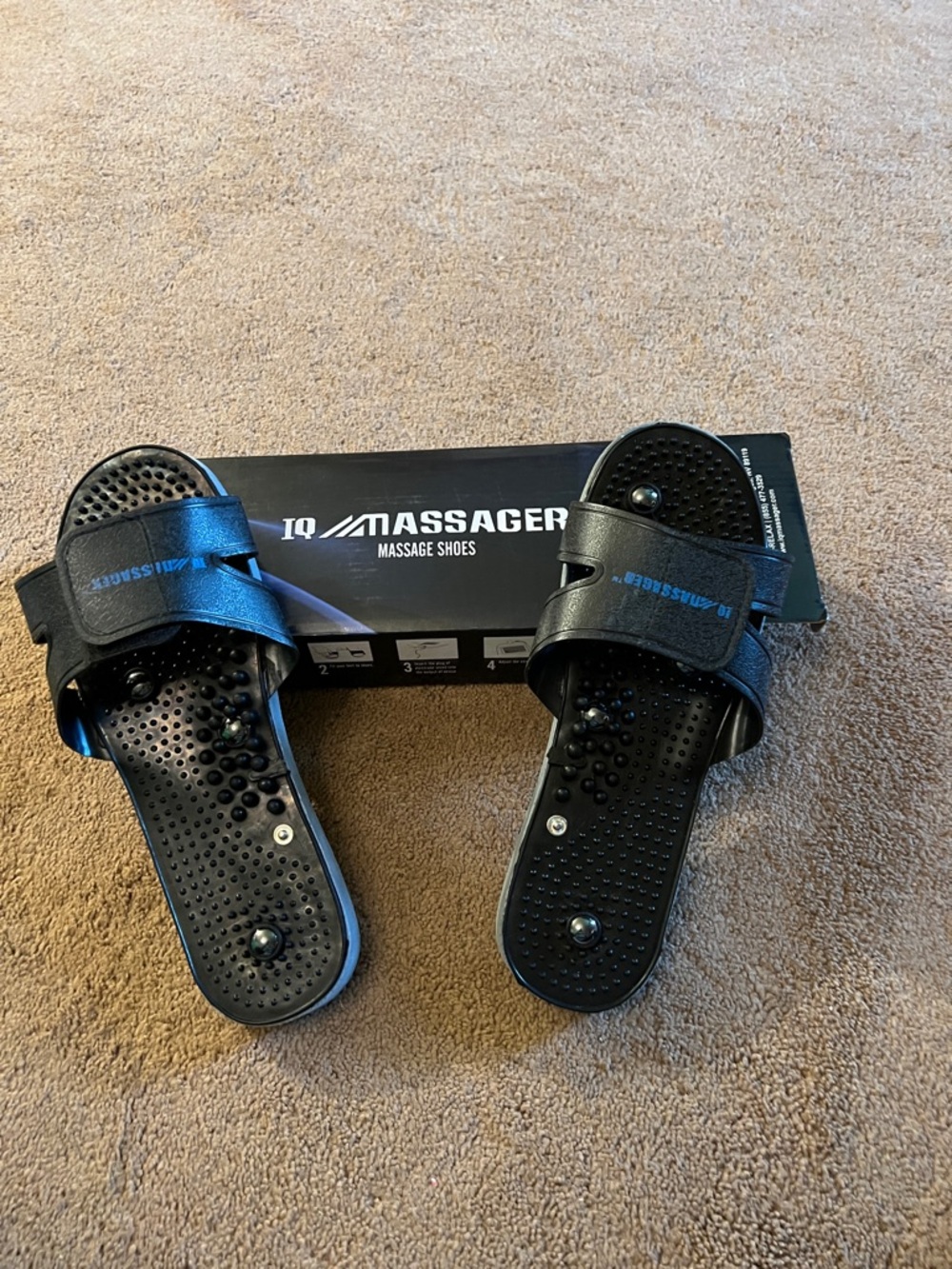BlackMassage Slides - Acupressure Comfort for a Electric Tensu Unit